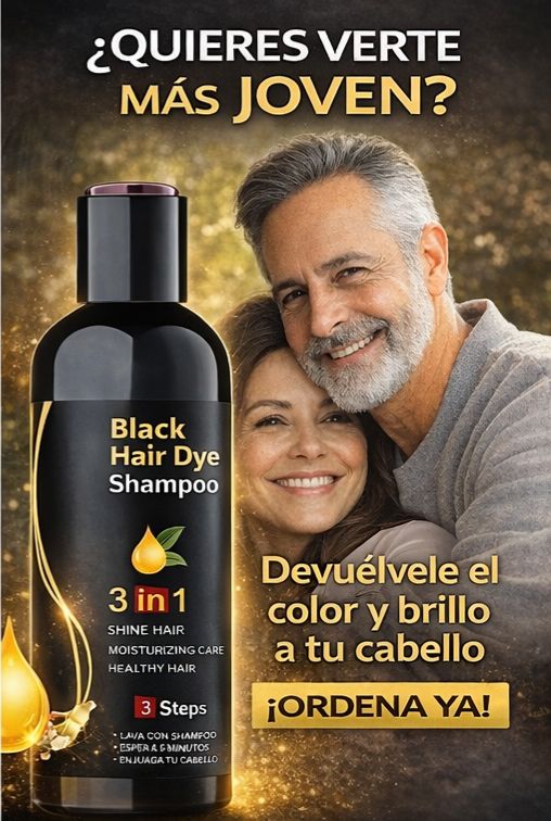 BLACK HAIR DYE SHAMPOO